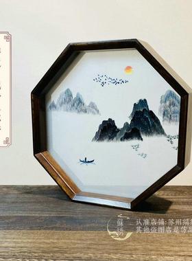 苏绣中式简约装饰摆件