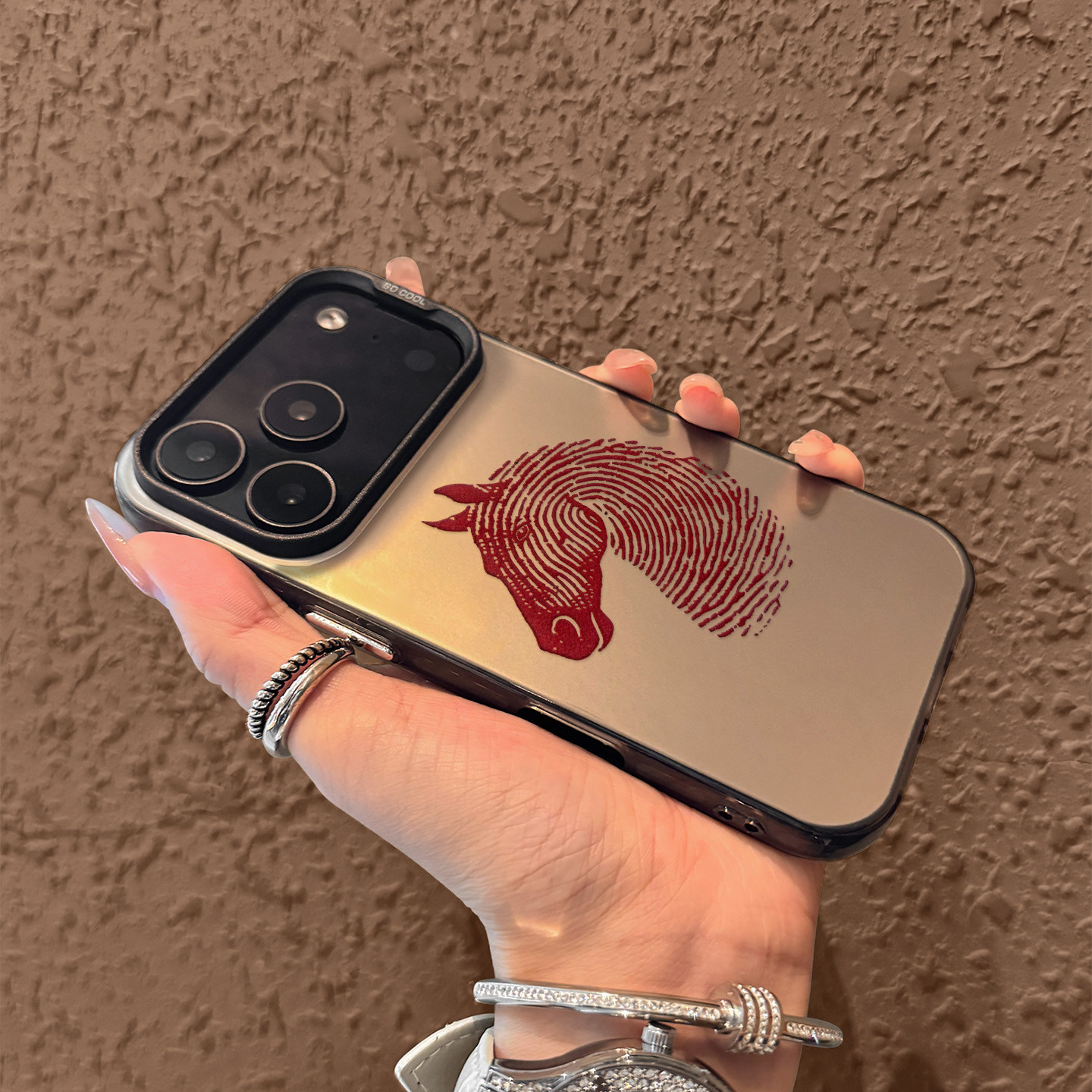 红马印适用iPhone17手机壳苹果17promax彩银磨砂壳17pro硬壳苹果air保护套ip16男女15pro卡通14网红13新款,淘宝优惠券,粉丝福利购,淘宝优惠卷