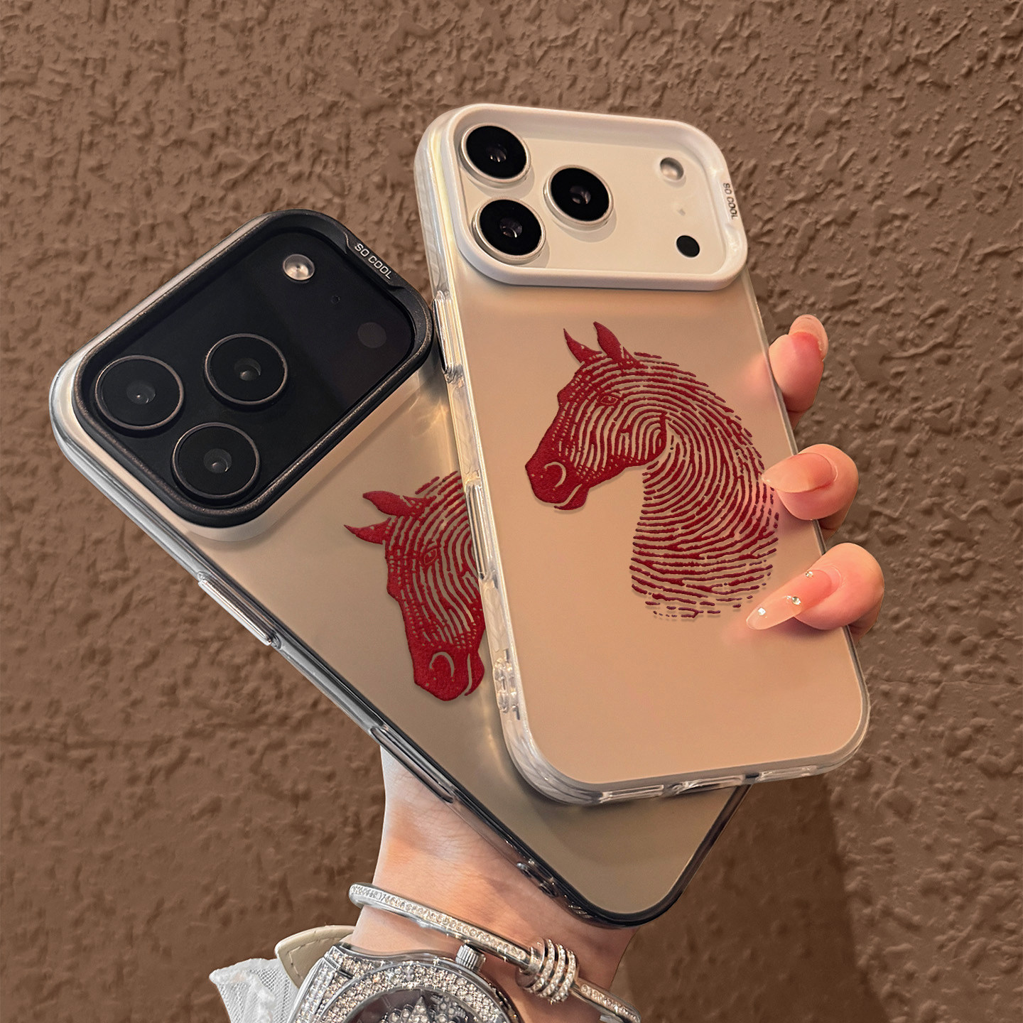 红马印适用iPhone17手机壳苹果17promax彩银磨砂壳17pro硬壳苹果air保护套ip16男女15pro卡通14网红13新款,淘宝优惠券,粉丝福利购,淘宝优惠卷