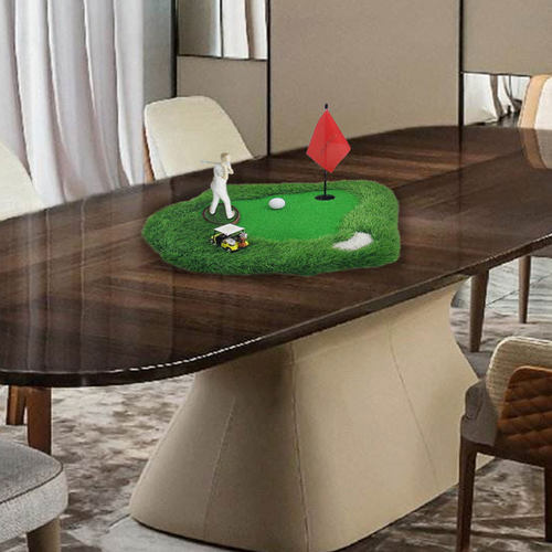 B·C·GOLF高尔夫室内迷你果岭餐桌办公桌摆件观赏摆件台面装饰物 - 图1