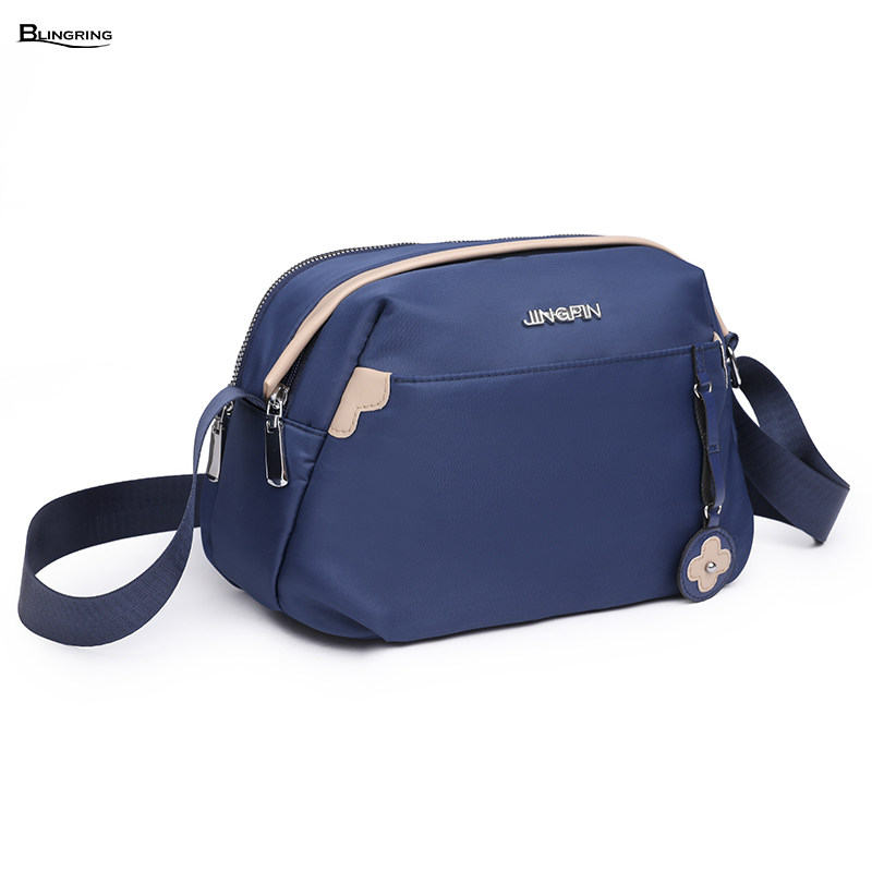 2023新款大容量时尚百搭防水斜挎包 blingring女士包袋