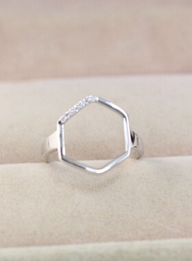 饰品韩版时尚风镀金戒指明星同款