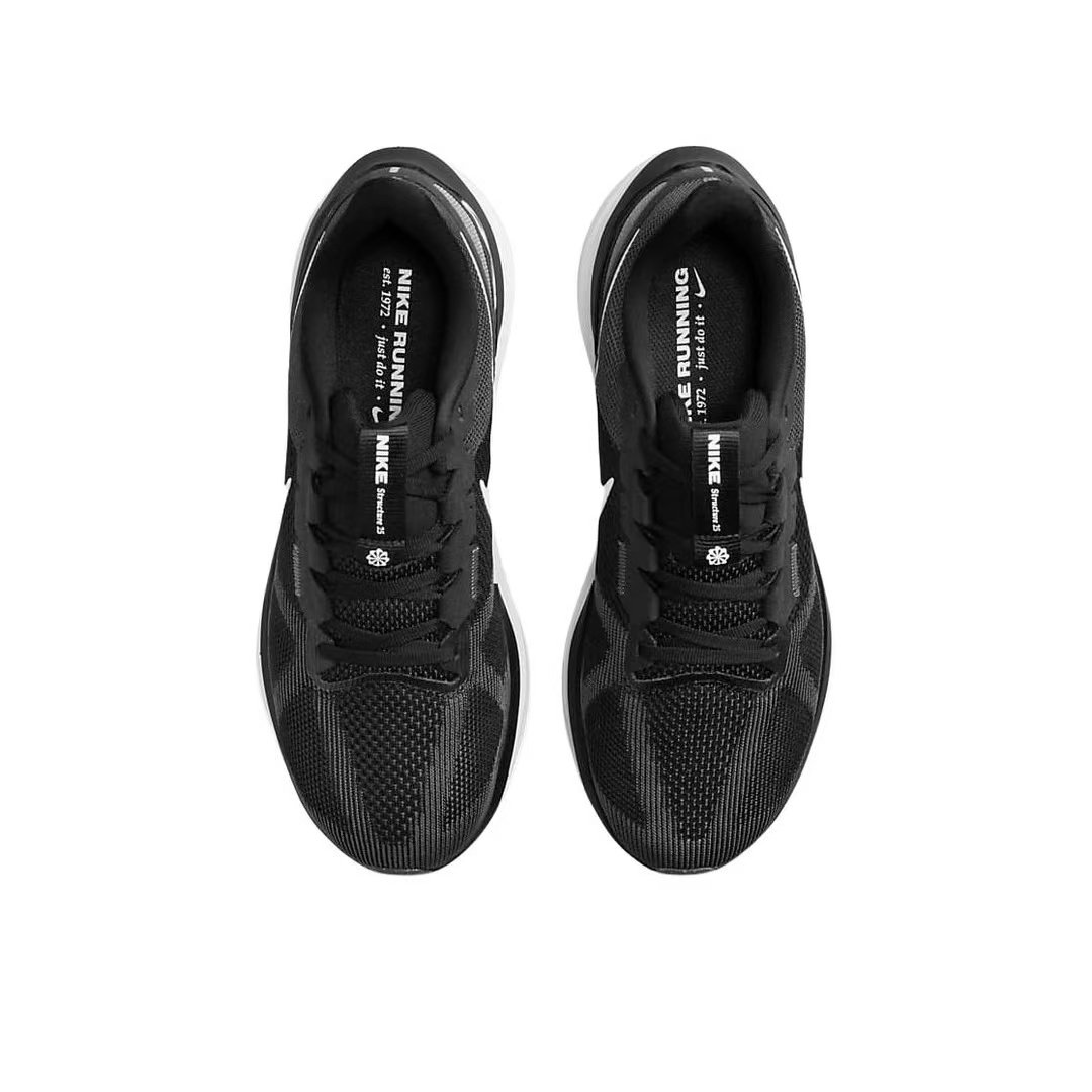 耐克Nike Zoom Structure 25 黑色 男款舒适低帮跑步鞋DJ7883-002,淘宝优惠券,粉丝福利购,淘宝优惠卷