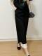 Brand counter high-end women's clothing foreign trade is too high-end and versatile. High-waisted slit design black and white contrasting skirt summer