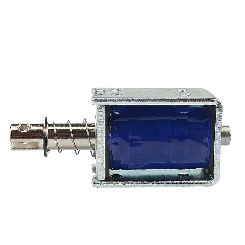 贯穿强力小型电磁锁5v12V24V牵引直流电磁铁推拉式微型电动伸缩杆 - 图3