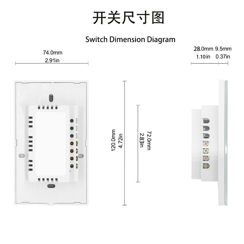 塗鴉智能美規120型WIFI墙壁開關插座手機APP遠程控制定时联动设置 - 图2