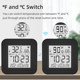 WIFI Tuya Smart Digital Display Indoor Home Scene Linkage Wireless Temperature and Humidity Sensor USB Powered