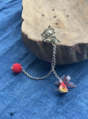 【金鱼姬】新春大红色儿童苗银