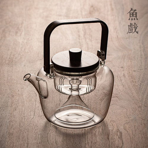 玻璃煮茶壶耐高温烧水壶大容量蒸煮茶器黑白茶全自动煮水壶电陶炉 - 图2