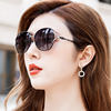 Polarized sunglasses for women 2025 new large frames to show face and small driving anti-ultraviolet sunglasses sunglasses