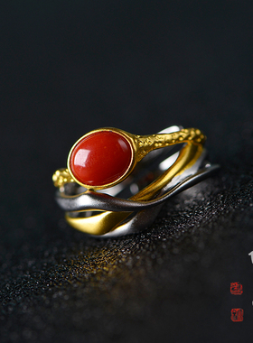 儒匪窝意大利工艺925银镶嵌深海