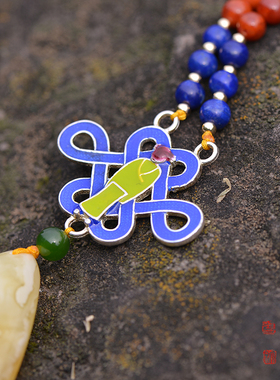 毛衣链挂件蜜蜡吊坠老物件