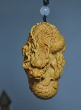 柏木崖柏黄杨木手把件挂件