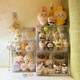 Chiikawa Usaqi doll storage box Cotton doll Doll Jiyakawa display cabinet transparent display stand