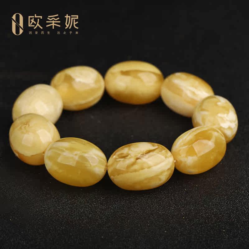 欧采妮妖花蜜蜡枣珠手串天然手链 oucerny欧采妮手饰