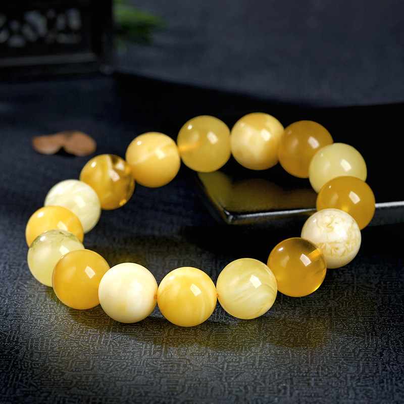 oucerny /欧采妮天然蜜蜡随形手链 oucerny欧采妮手饰