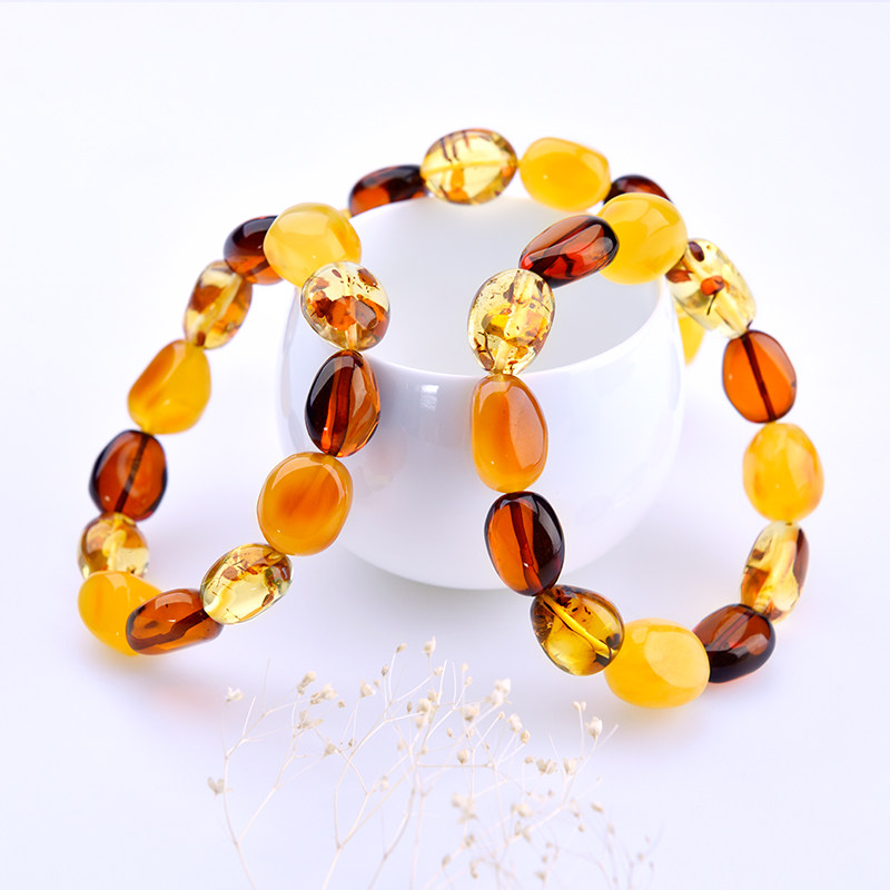 欧采妮蜜蜡天然波罗的海随形手串 oucerny欧采妮手饰