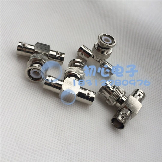 视频监控转接头BNC-JKK  BNC一公二母  Q9一分二射频信号分配器