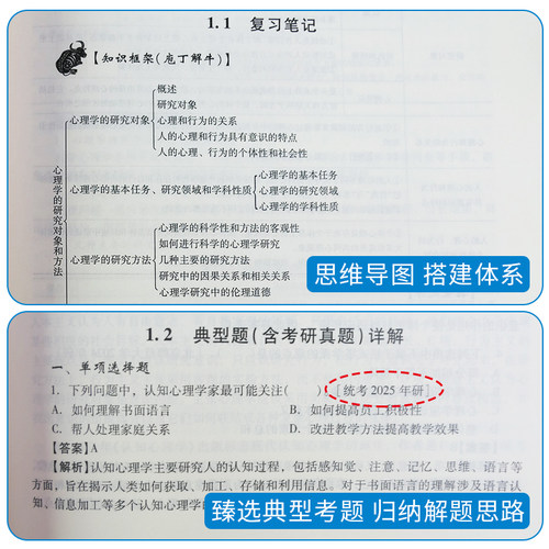 普通心理学第五版第六版彭聃龄教材笔记和典型题含考研真题详解题库习题312心理学统考教材347心理学专业综合圣才2027考研 - 图2