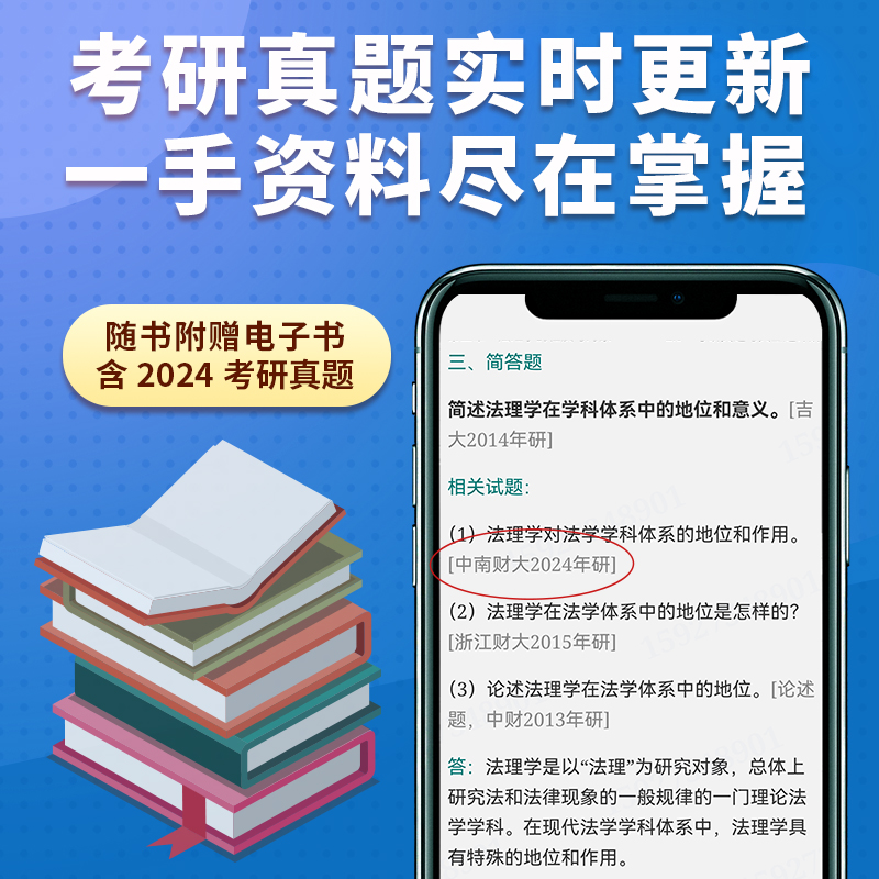 2025法硕考研宪法学法理学马工程第二版张文显第五版刑法学高铭暄第十版民法魏振瀛第八版笔记习题含法考考研真题详解圣才官方 - 图3