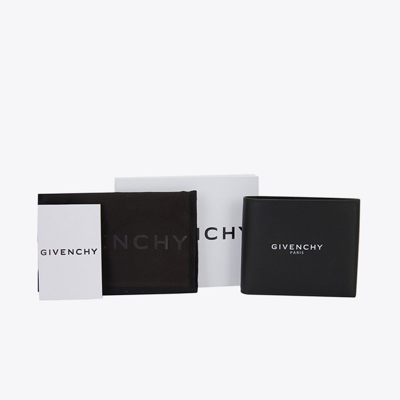 givenchy logo男士礼物黑色钱包 万奢城钱包