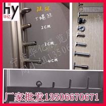 Exhibition equipment Supplies Exhibition T bolts 2 3 4cm hooks screw fixed exhibition cabinet shelving accessories bracket Tottos