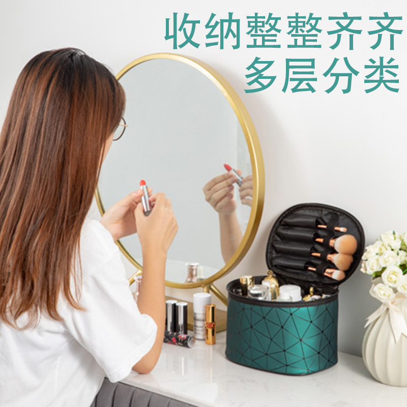巧馨居家日用专营店化妆包女网红ins风超火小号便携大容量旅行防水收纳盒袋品洗漱包1