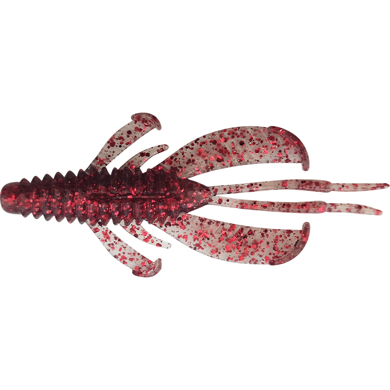 东鼎路亚软饵障碍虾高弹浮水型黑坑竞技鲈鱼鳜鱼德州内德钓组假饵 - 图3