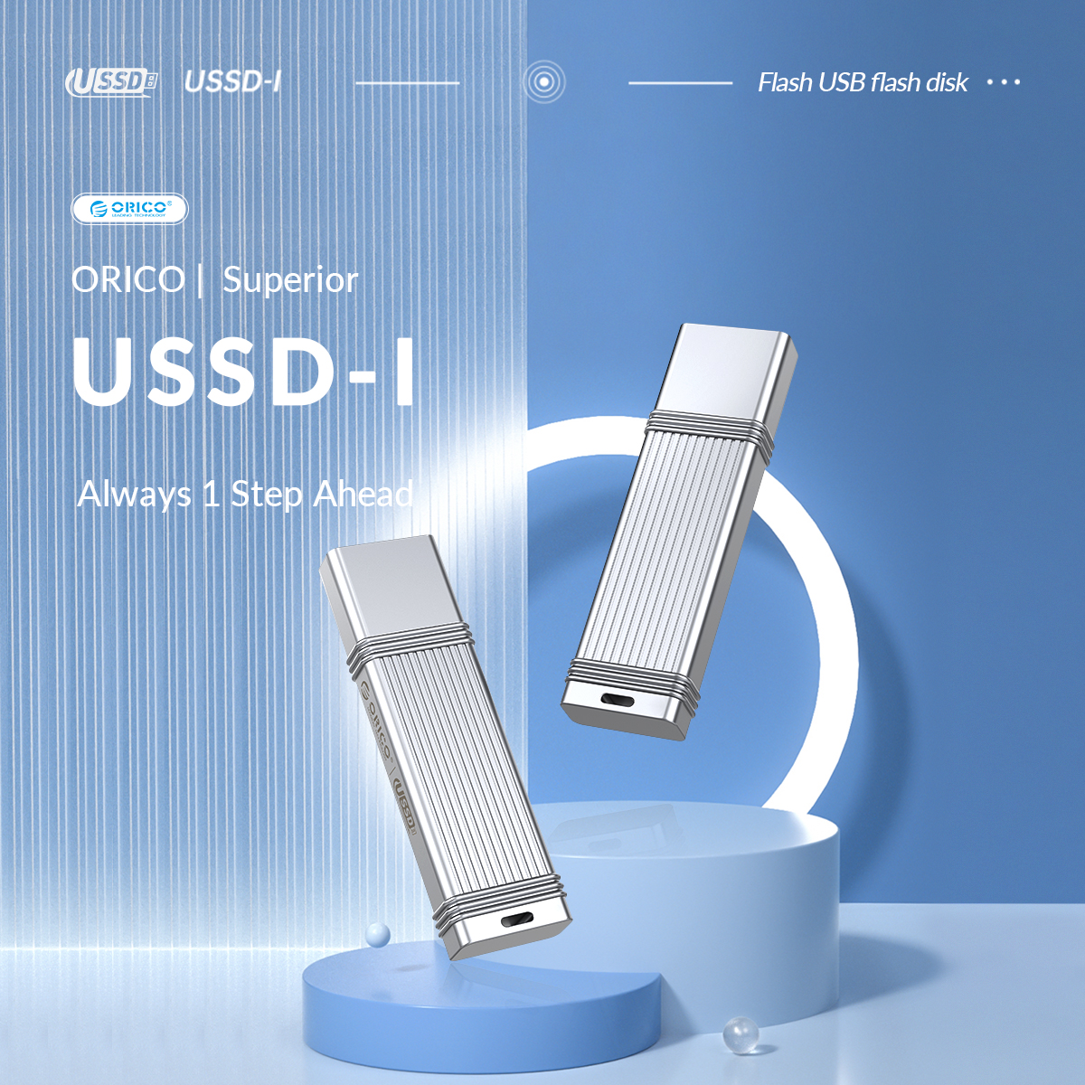 ORICO USSD Mobile Solid U Disk 520MB/S USB Flash Drive 1TB 5 - 图0