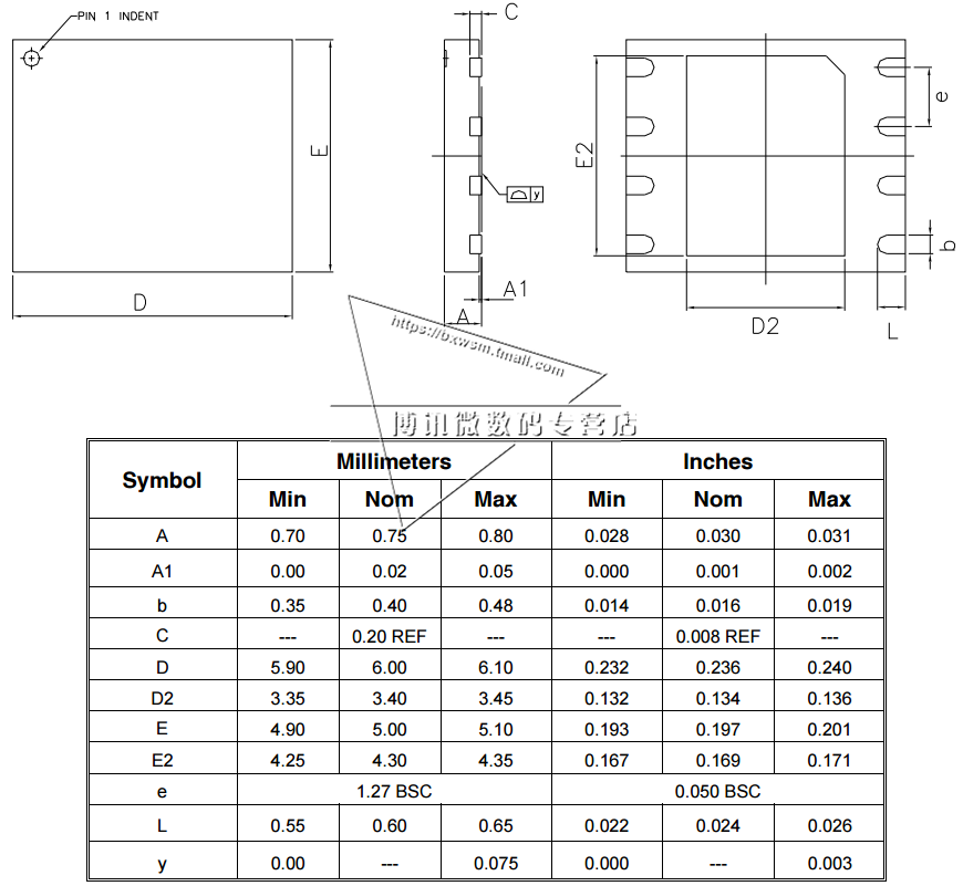 QFN-8烧录座 6*5 1.27MM WSON-8编程座测试座 socket适配座-图3