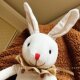 Super cute rabbit doll cotton and linen Nordic style comfort doll ຂອງຂວັນວັນເດັກນ້ອຍການຖ່າຍຮູບ prop ຍິງ doll