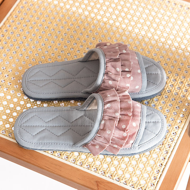 Home Cloth Slippers Women's Silent Floor Slippers Soft Soled Slippers