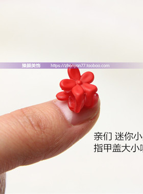 韩国花朵儿童发饰品刘海夹