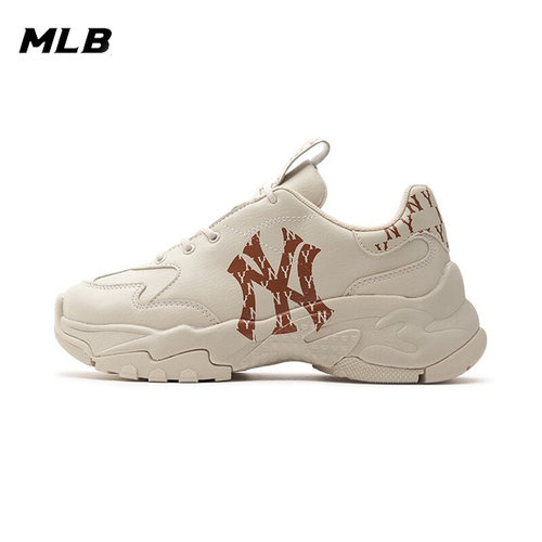 MLB厚底老爹鞋男鞋女鞋运动鞋2025冬季新款鞋子透气休闲鞋小白鞋 - 图3