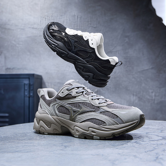 Mizuno men's and women's shoes 2025 winter new TRAINER 2K V2 sports shoes retro shock-absorbing running shoes