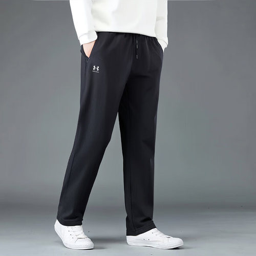 UA安德玛运动套装男士秋季跑步训练连帽外套夹克长裤休闲直筒裤 - 图2