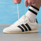 ເກີບ Adidas ບາງໆ soled ເກີບຜູ້ຊາຍເກີບແມ່ຍິງໃນລະດູໃບໄມ້ປົ່ງໃຫມ່ຄົນອັບເດດ: retro ເກີບກິລາເກີບ T-toe JR4618