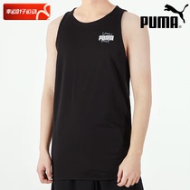 PUMA Puma black loose sleeveless T-shirt male new round collar sportswear running training suit vest 670833