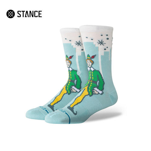 STANCE X ELF联名款圣诞节精灵秋冬中筒袜男女可爱送礼袜子 - 图0