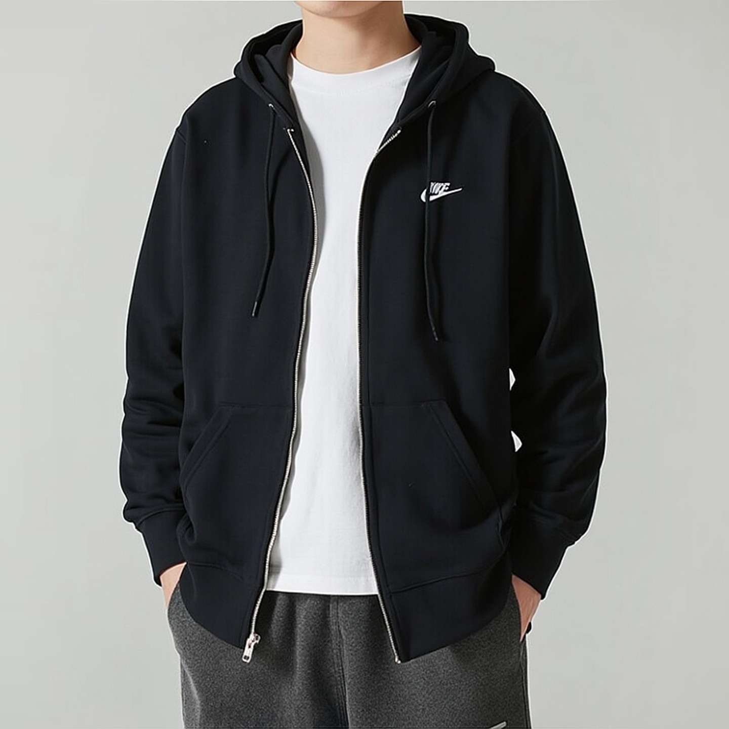 耐克官方外套男装正品冬季防风连帽运动服针织夹克男士卫衣FN3885,淘宝优惠券,粉丝福利购,淘宝优惠卷