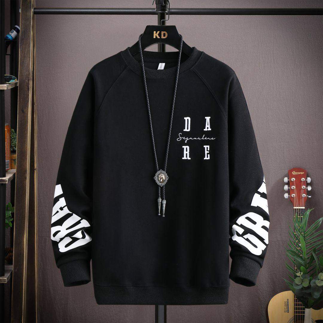 秋冬季青少年加绒加厚卫衣套装大童上衣男孩学生宽松刺绣长袖T恤,淘宝优惠券,粉丝福利购,淘宝优惠卷