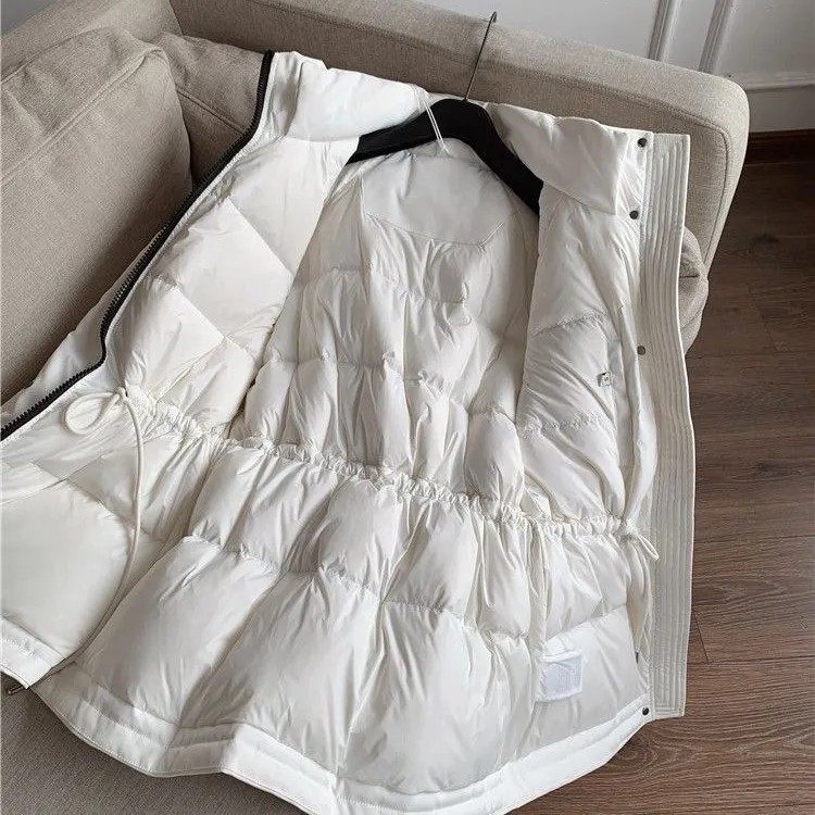 撤柜断码甩货白色2025鸭绒气质冲锋衣收腰休闲机能风防水羽绒服女,淘宝优惠券,粉丝福利购,淘宝优惠卷