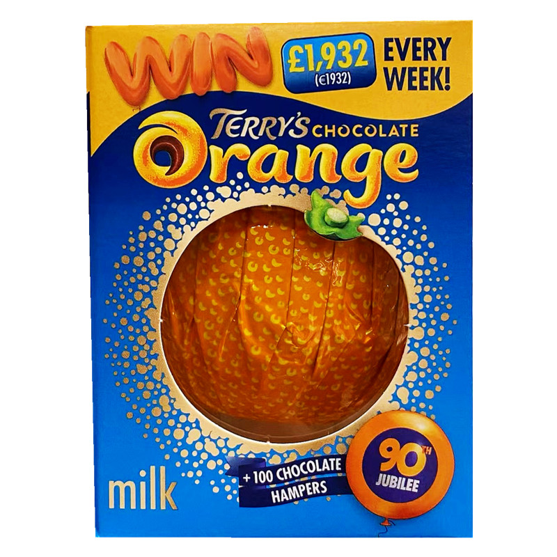 拍2包邮英国Terry's chocolate橙子Orange桔子橘子牛奶巧克力礼物 - 图3