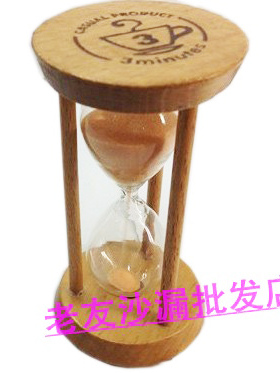定做木质1 3 5分钟沙漏刷牙泡茶计时器创意礼物家居装饰摆件礼品