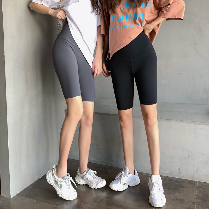 春夏鲨鱼皮外穿五分运动骑行打底裤 ZDALU STUDIO自制女装打底裤