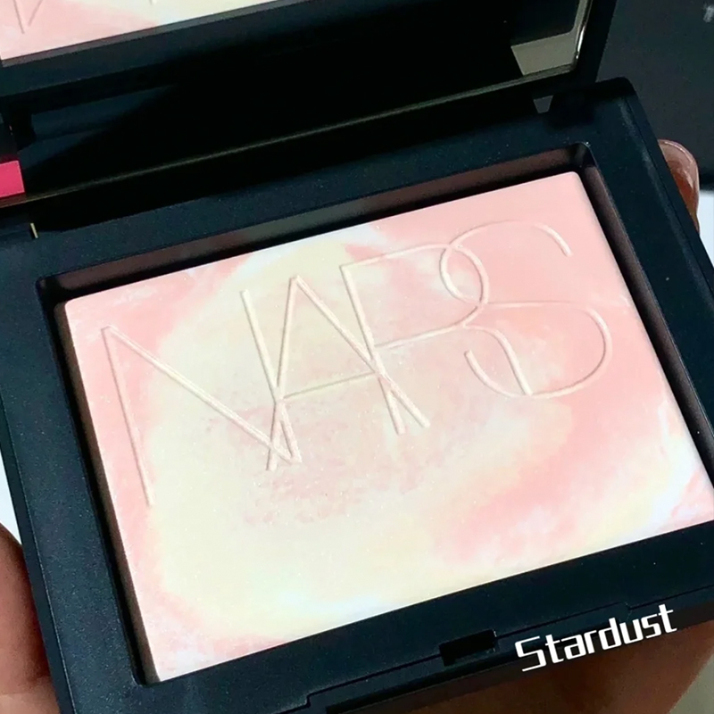 Nars/娜斯2022新品限定五花肉大白饼 月光波星光色 清透蜜粉饼10g - 图1