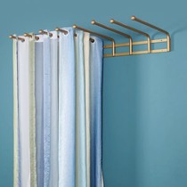 Curtain Rack Upper Wall Hanging-like swing stem Pendant Card Curtain Rack Cloth Pieces Sample Exhibition Rack Swing L Floor Shelf