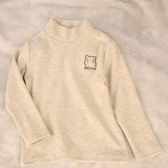 宝宝打底衫羊绒棉秋款中小童半高领磨毛内搭儿童上衣男童长袖T恤