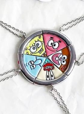 闺蜜室友5人磁吸项链套装