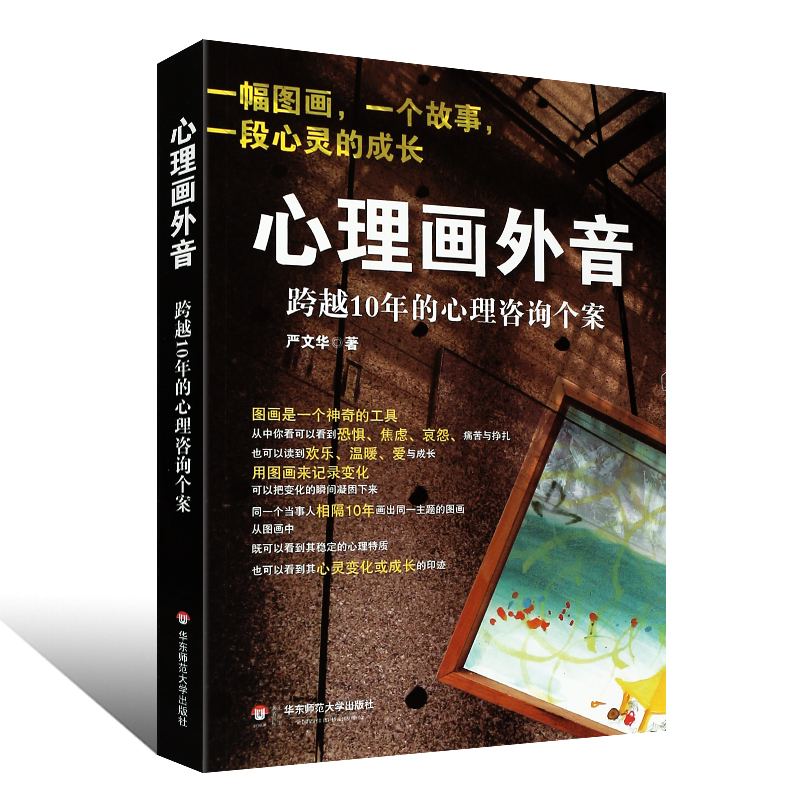 正版心理画外音跨越10年的心理咨询个案严文华社会心理学与生活心理咨询与手记华东师范大学一幅图画一个故事一段心灵的成长-图0